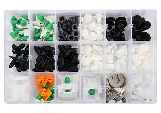 Шпинки для автосалоної обшивки AUDI YATO, різні, 12 типорозмірів, 160 шт. [20/320] Одеса