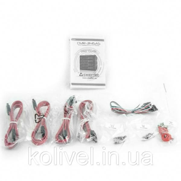 Бекплейн Chieftec CMR-3141SAS 3x5.25" -> 4x3.5" HDDs Hot-Swap Metal (CMR-3141SAS) Київ - фото 5
