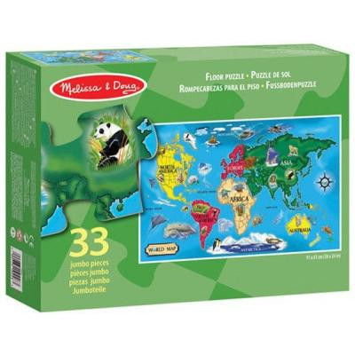 Пазл Melissa&amp;Doug Карта Мира 33 элемента (MD10446) Вінниця - фото 2
