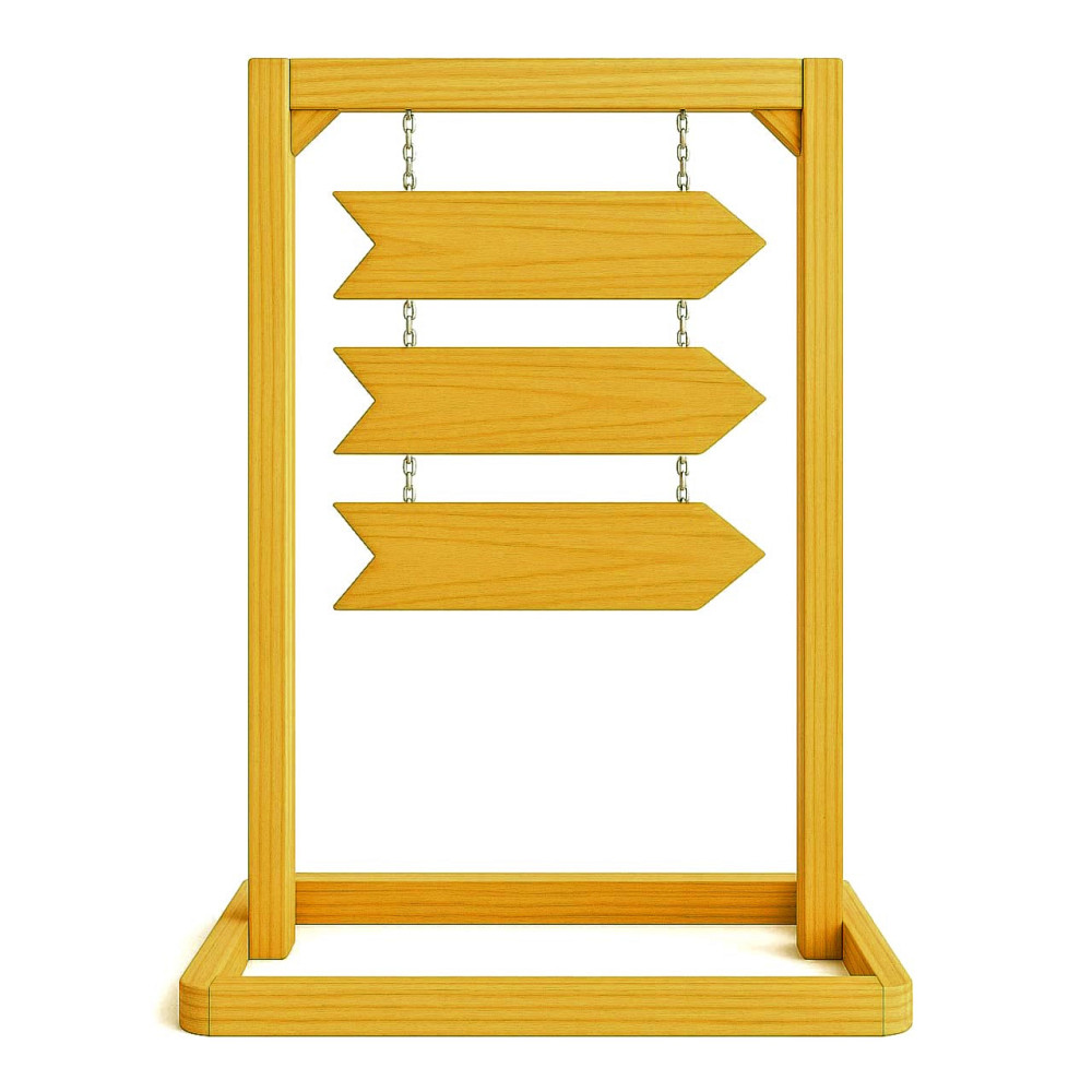 Напольная стрелка-указатель 