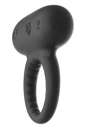 Ерекційне кільце для пеніса з вібрацією Dream Toys RAMROD чорне Sex Aura Київ