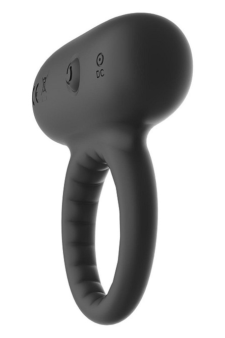 Ерекційне кільце для пеніса з вібрацією Dream Toys RAMROD чорне Sex Aura Київ - фото 5
