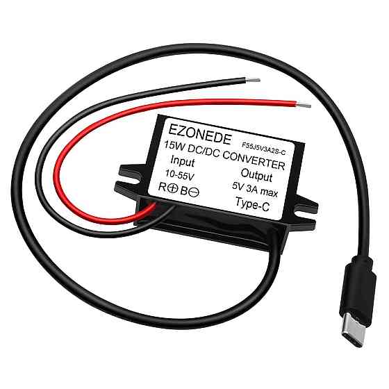 Перетворювач 12В-5В MicroUSB для авто та гаджетів Київ