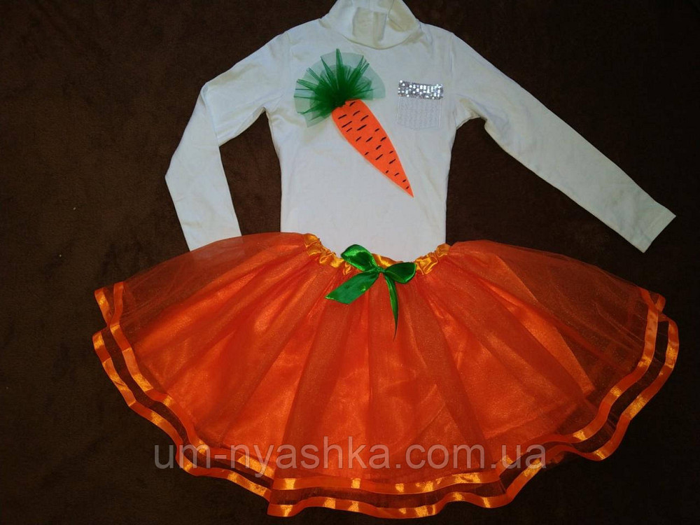 Пишна фатиновая помаранчева спідниця на 2-8 років Помаранчева Кривий Ріг - фото 6