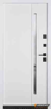 Двери уличные, модель 537 AVENUE Антрацит/Белый ТЕРМОРАЗРЫВ 3 контура уплотнения 860 Киев