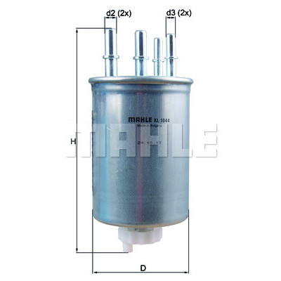 Фільтр паливний KOLBENSCHMIDT KL1044 Вінниця - фото 1