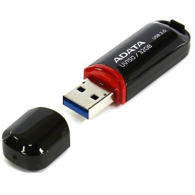USB флеш накопичувач ADATA 128GB UV150 Black USB 3.0 (AUV150-128G-RBK) Вінниця - фото 3