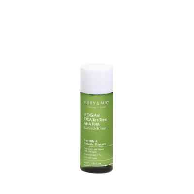 Тоник для лица Mary & May Vegan Cica Tea Tree AHA PHA Toner 30 мл (8809670682149) Винница