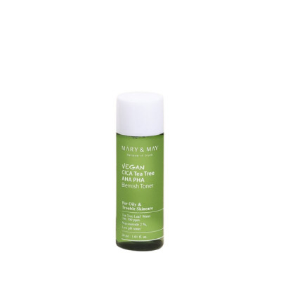 Тоник для лица Mary & May Vegan Cica Tea Tree AHA PHA Toner 30 мл (8809670682149) Винница - изображение 1