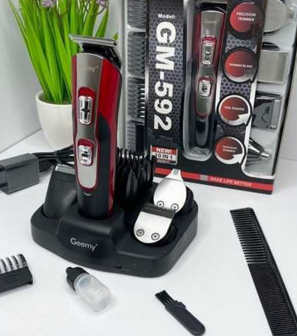 Тример для стриження Бороди, волосся: Gemei Gm-592. Київ - фото 2