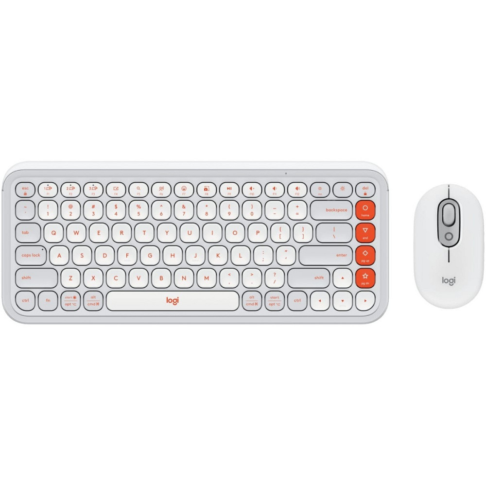 Комплект бездротовий (клавіатура, миша) Logitech Pop Icon Combo Off White (920-013141) Білий Харьков - изображение 16