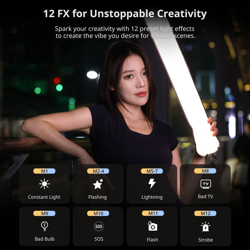 Видеосвет Ulanzi UA20 20W Portable Air Tube Light (L110 UA20) Одесса - изображение 7