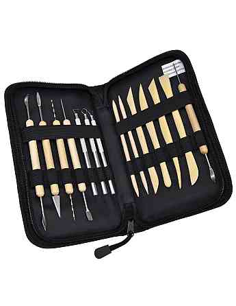 Набір інструментів для моделювання та ліплення Sio-2 14 предметів в пеналі (37000031) Іспанія Киев