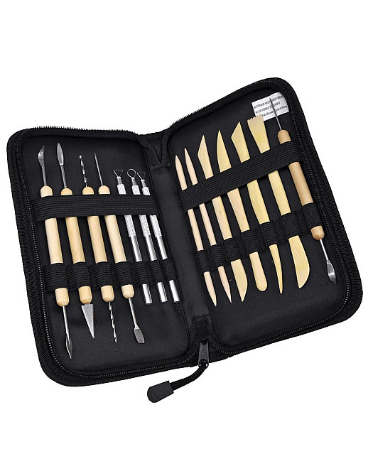 Набір інструментів для моделювання та ліплення Sio-2 14 предметів в пеналі (37000031) Іспанія Киев - изображение 2