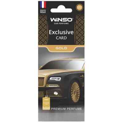 Ароматизатор для автомобіля WINSO Card Exclusive Gold (533130) Вінниця
