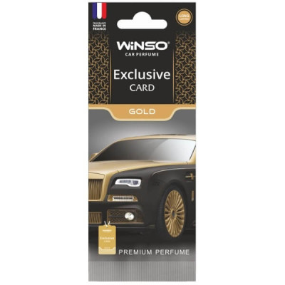 Ароматизатор для автомобиля WINSO Card Exclusive Gold (533130) Винница - изображение 1