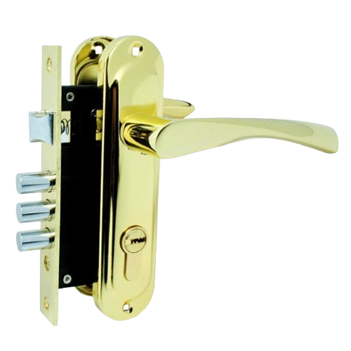 Замок врізний 1023-M60 G з ручками CLASS Житомир - изображение 2