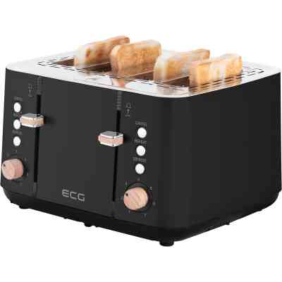 Тостер ECG ST 4768 Timber Black Вінниця