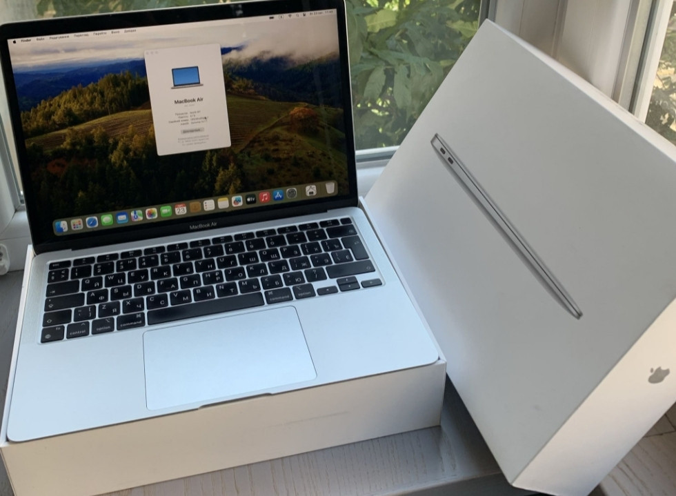 Ноутбук: MacBook Air M1 (2020) 8Gb. Повний комплект. Київ - фото 3