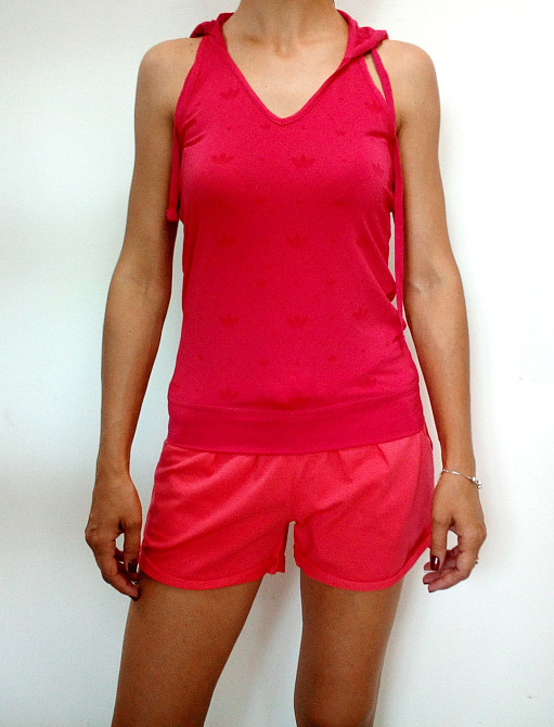 Майка жіноча з капюшоном Adidas Originals Суми - фото 1