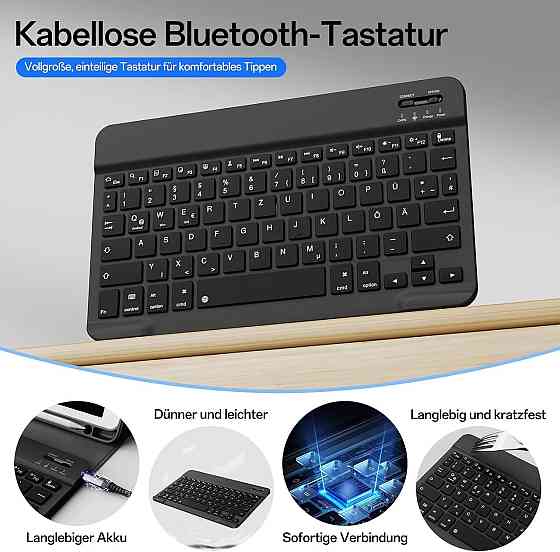 Защитный чехол с Bluetooth клавиатурой для iPad 9th/8th/7th Generation 10.2 Inch 2021/2020/2019 Днепр