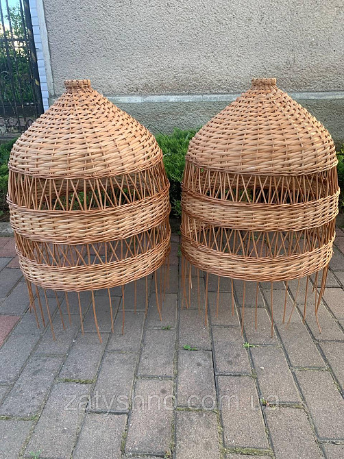 Светильник из лозы  подвесной плетеный Киев - изображение 3