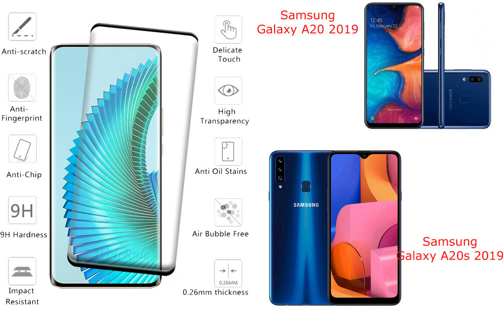 Захисне скло HyperGlass Pro для Samsung Galaxy A20 2019, Galaxy A20s 2019 – максимальна чутливість та захист Київ - фото 2