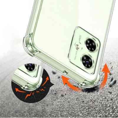 Чохол до мобільного телефона BeCover Anti-Shock Motorola Moto G55 Clear (712780) Вінниця