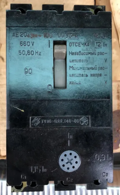 Автоматичний вимикач Ае2043М-100-10У3-А Суми - фото 1