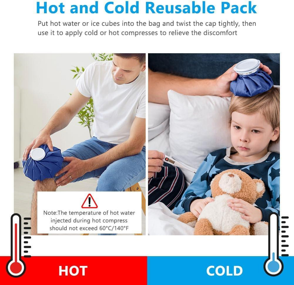 Сумка для льоду Reusable Ice Bag 15.2 cm многоразовый холодный пакет для травм гелевый компресс горячая и Киев - изображение 7