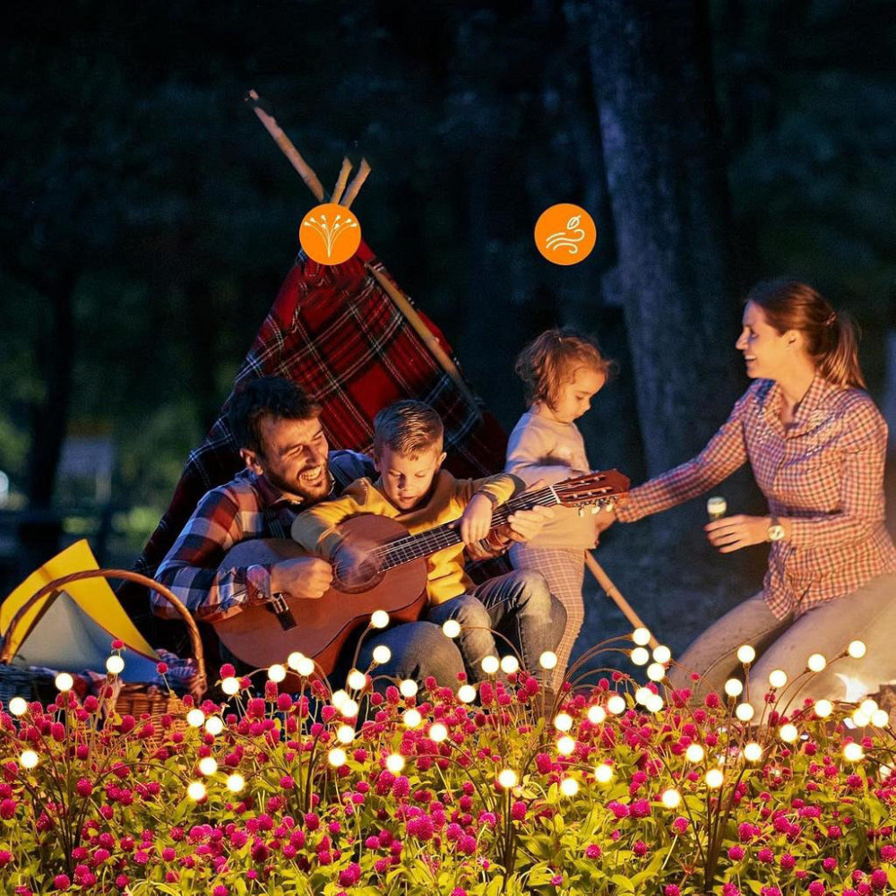 Садовий світильник із сонячною батареєю 70см,8 LED SBR Київ - фото 9