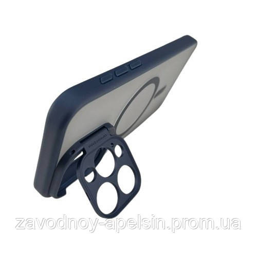 Iphone 15 Pro Max Матовий чохол Захист камери Rock (Magsafe) Одеса - фото 2