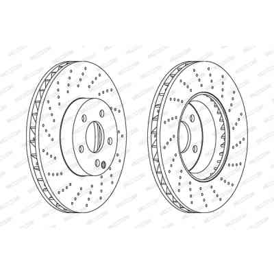 Тормозной диск FERODO DDF1694C-1 Винница