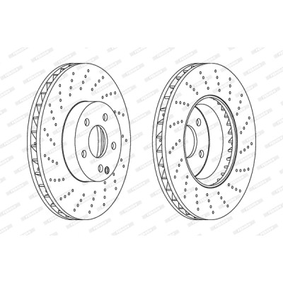 Тормозной диск FERODO DDF1694C-1 Винница - изображение 1