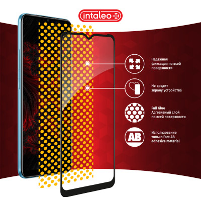 Стекло защитное Intaleo Full Glue RealMe C21Y Black (1283126518515) Винница - изображение 7