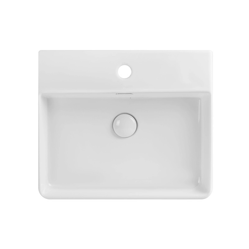 Раковина підвісна-накладна Mixxus Premium QUADRO-0204 600x420x130mm (отвір під змішувач, перелив) (MP6719)   ( 25716 ) Харків - фото 3