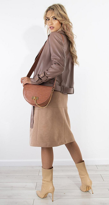 Стильная куртка из эко кожи (42) Киев - изображение 3