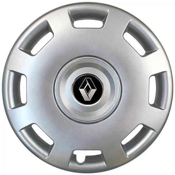 Автомобильные модельные колпаки R15 Renault 302 4шт, SJS, серебряные Киев