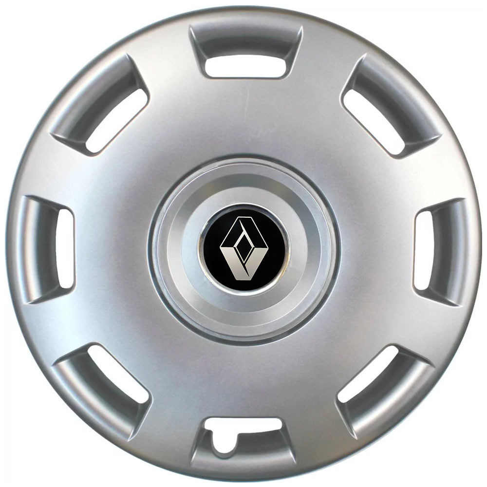 Автомобільні модельні ковпаки R15 Renault 302 4шт, SJS, сріблясті Київ - фото 1