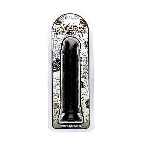 Фалоімітатор з ароматом лакриці - Toyz4lovers Delicious Dildo Liquorice, 20 см Sex Aura Київ