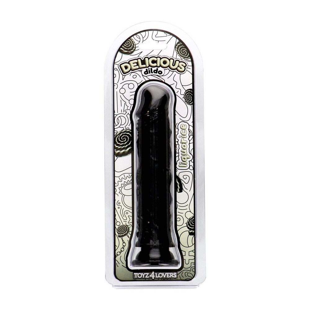 Фалоімітатор з ароматом лакриці - Toyz4lovers Delicious Dildo Liquorice, 20 см Sex Aura Київ - фото 2