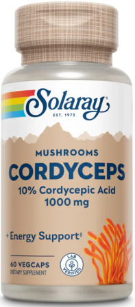 Кордицепс Solaray Cordyceps Mushroom Extract 500mg 60 vcaps Київ