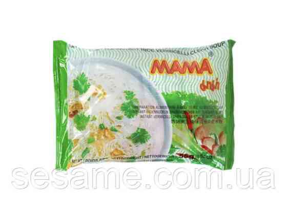 Суп швидкого приготування з рисової локшини в легкому бульйоні Instant Rice Vermicelli Clear Soup MA Харків