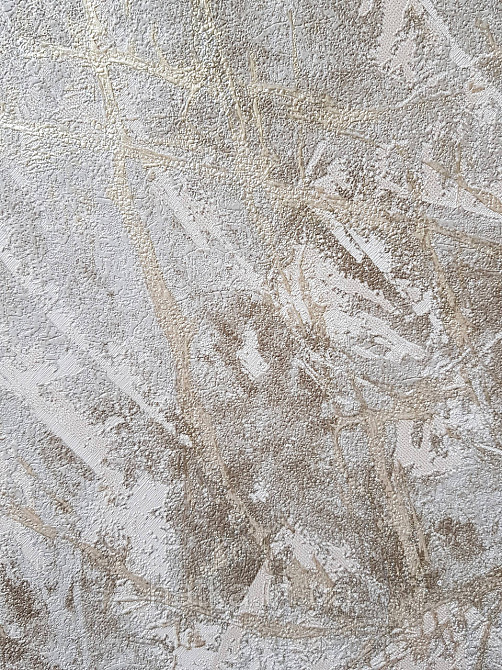 Обои винил на флизелине метровые Sintra Edelina под штукатурку под бетон структурные коричневые бежевые золото Киев - изображение 2