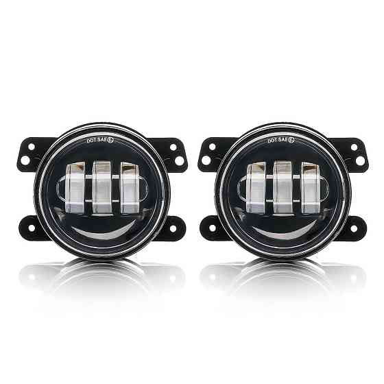 Фара діодна протитуманна J 4" (Bi) W/Y 45W+45W (к-т 2шт) Фари діодні туманки Протитуманки фари Харків