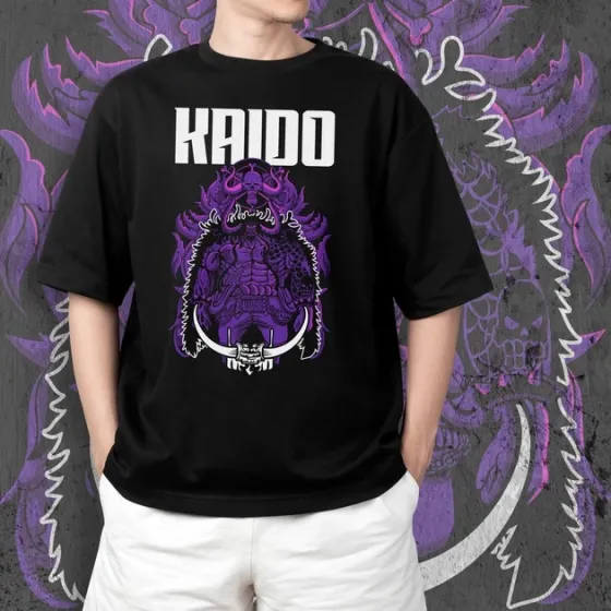 Футболка чоловіча з  принтом Ван Пис Kaido Розмір 48 Anime0199 Дніпро