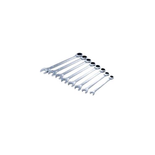 Набір ключів комбінованих з тріскачкою (8,10,12,13,14,15,17,19мм) CrV 8шт + чохол СИЛА Житомир - фото 3