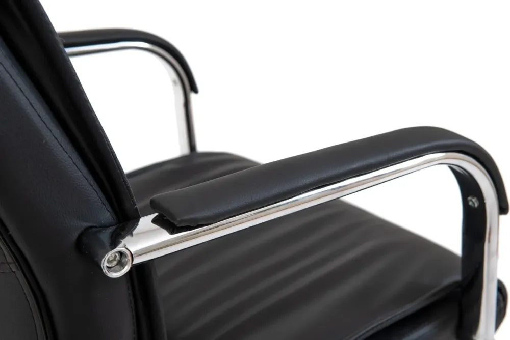 Офісне Крісло Керівника Richman Toronto Хром М1 Tilt Чорний Київ - фото 4