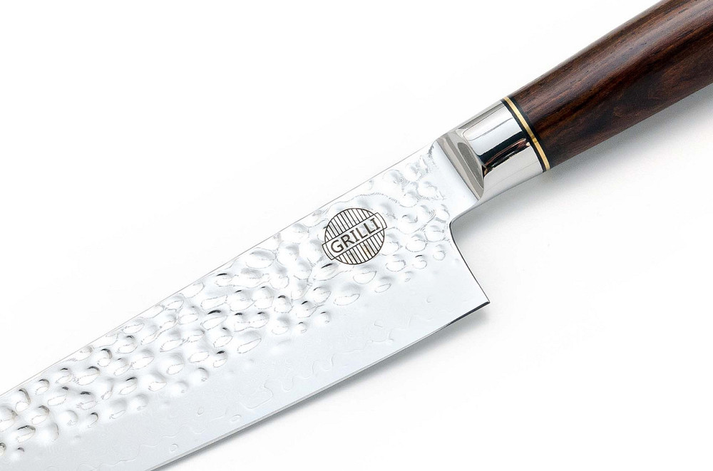 Профессиональный нож шеф повара из дамасской стали Chefs Knife 20,5 см GRILLI 88815 Код: 012181 Ровно - изображение 4