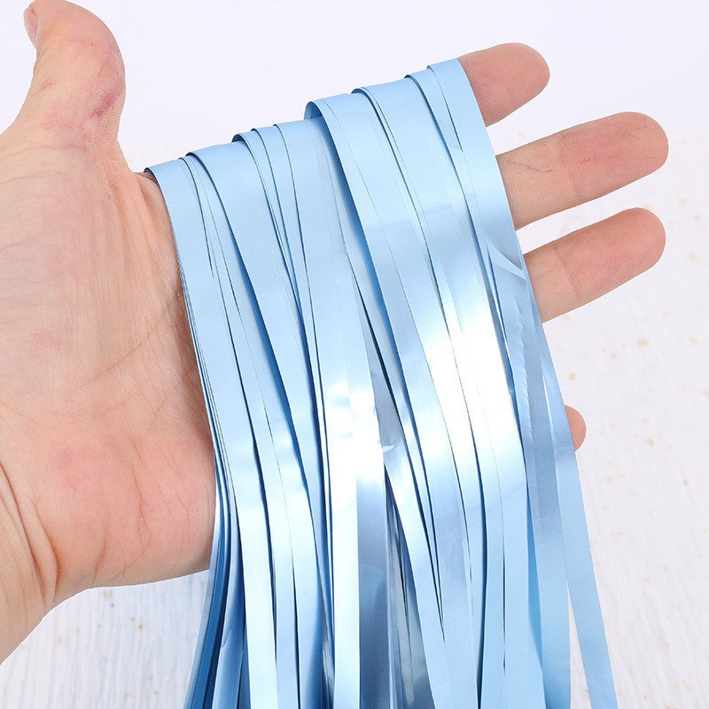 Дождик для фотозоны 1 м на 1 м матовый голубой Киев - изображение 4